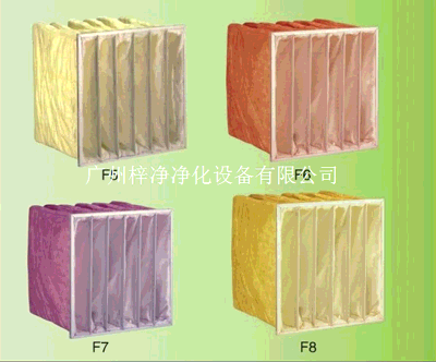 F5级、F6级、F7级、F8级、F9级中效袋式过滤器